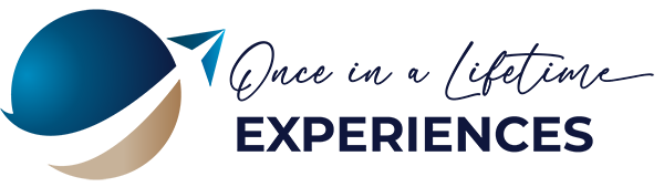 Logo for Once in a Lifetime luxury Experiences.